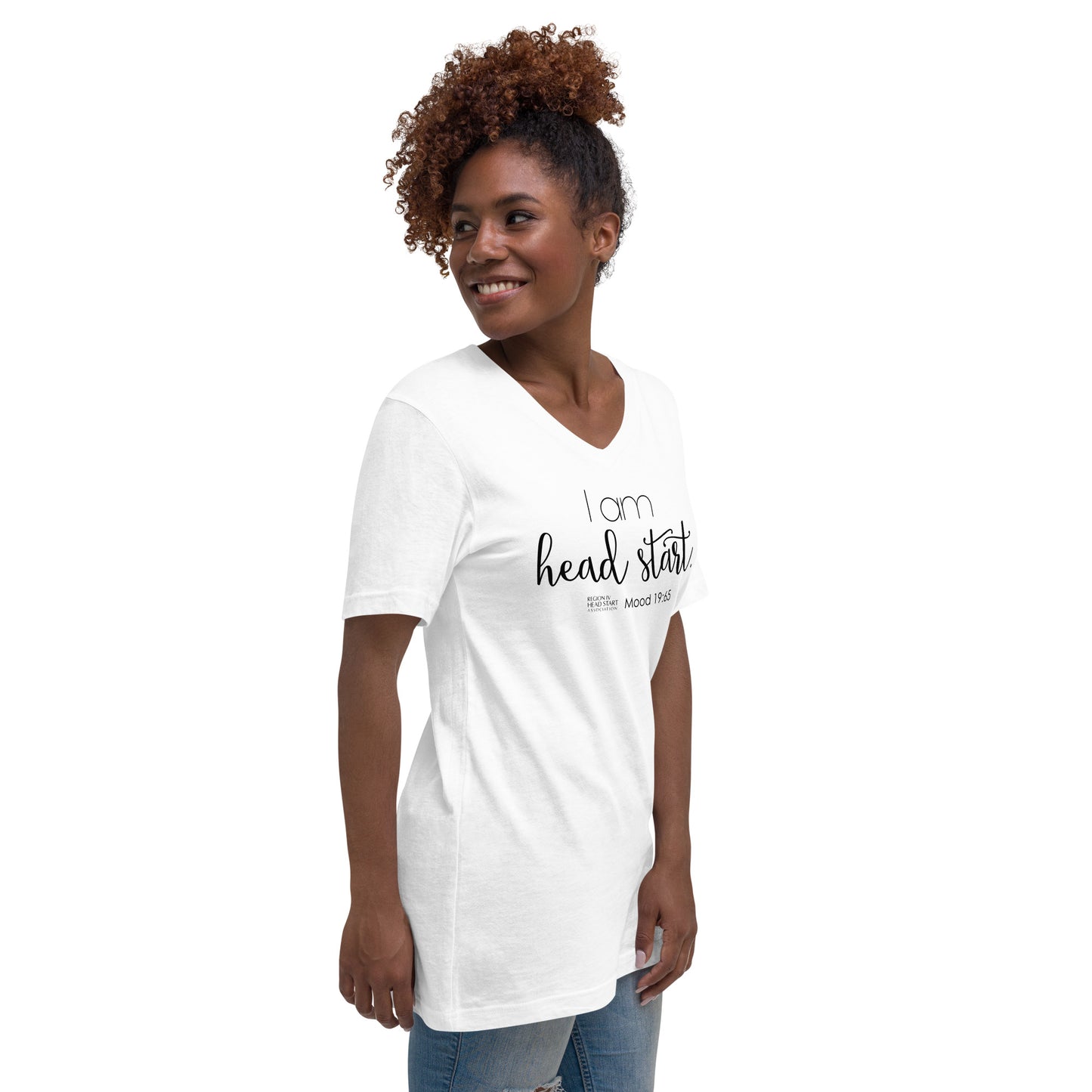 I Am Head Start Unisex Short Sleeve V-Neck T-Shirt