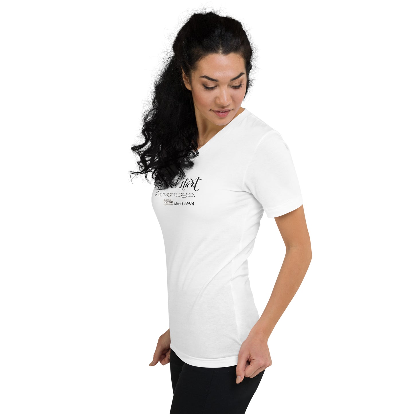 I am Early Head Start Unisex Short Sleeve V-Neck T-Shirt
